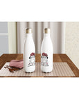 QUEEN ETTA - White 17oz Stainless Steel Water Bottle