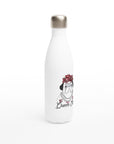 QUEEN ETTA - White 17oz Stainless Steel Water Bottle