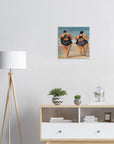 HAPPY TO BE FRIENDS - Canvas Art