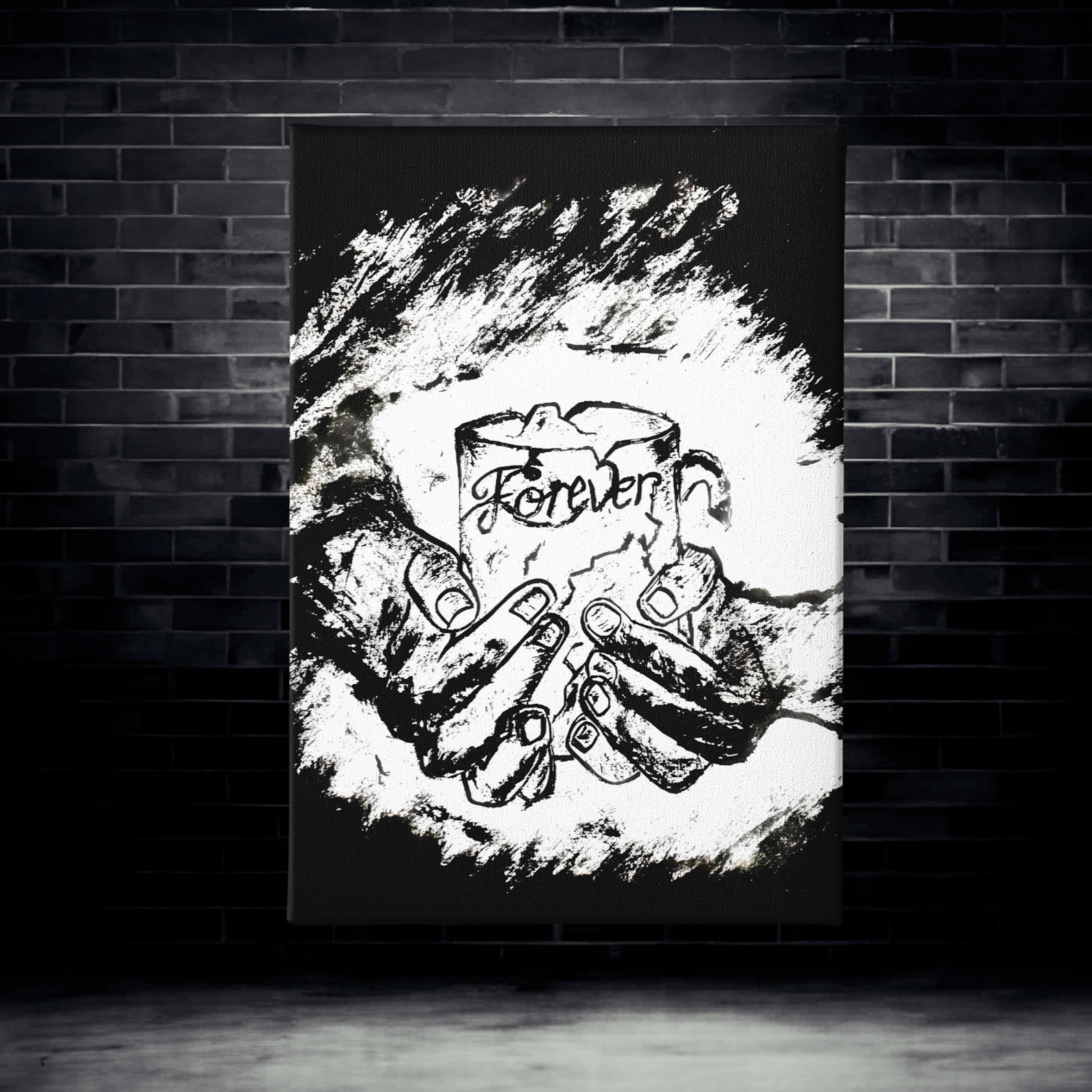 1.25" thick gallery-grade canvas