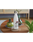 QUEEN ETTA - White 17oz Stainless Steel Water Bottle