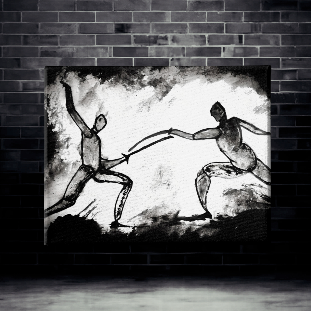 1.25" thick gallery-grade canvas