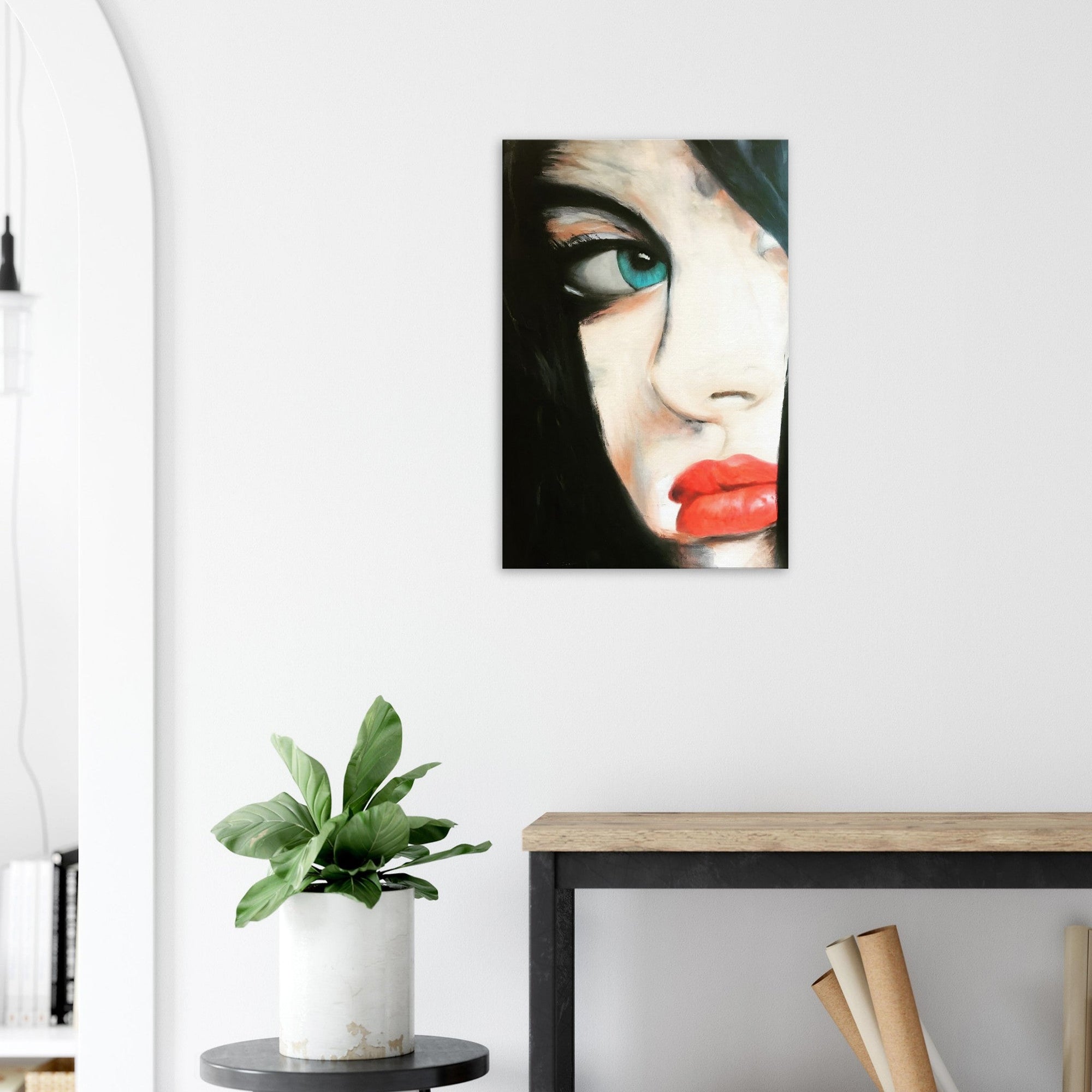 The Look of Doubt - Canvas Print