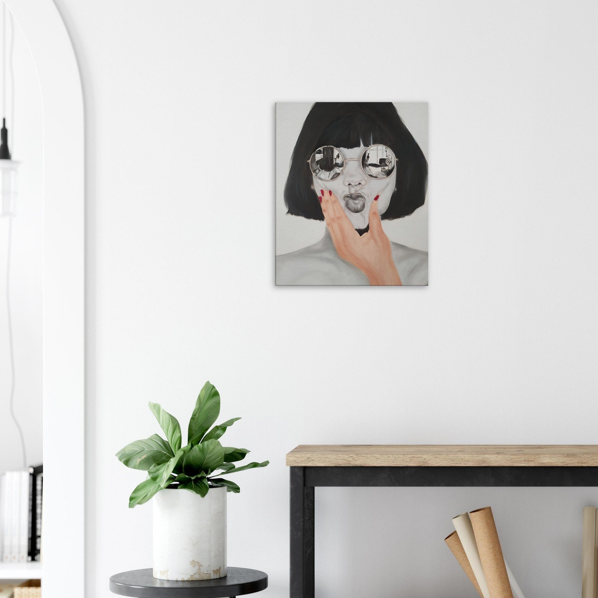 Bitter Sweet Kiss - Canvas Print