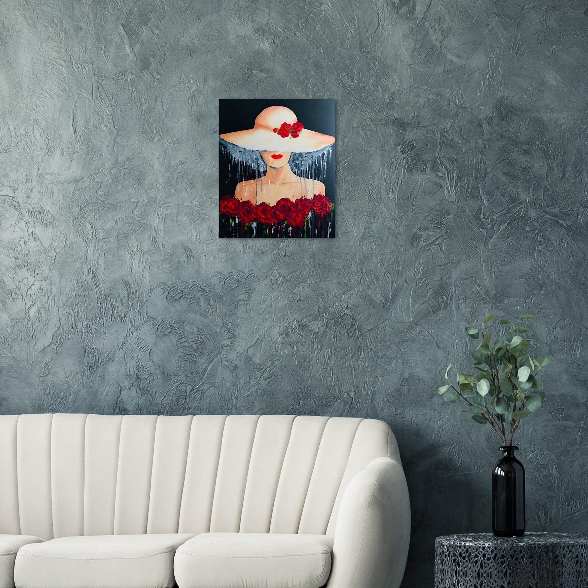 BED OF ROSES - Canvas Art