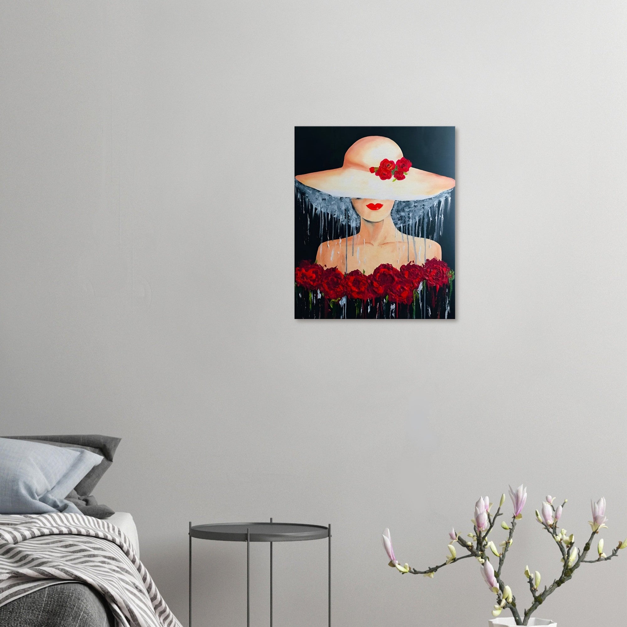 BED OF ROSES - Canvas Art