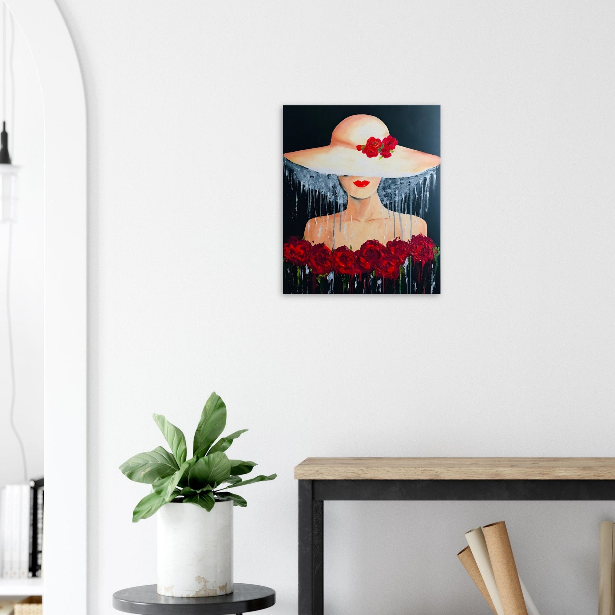 BED OF ROSES - Canvas Art