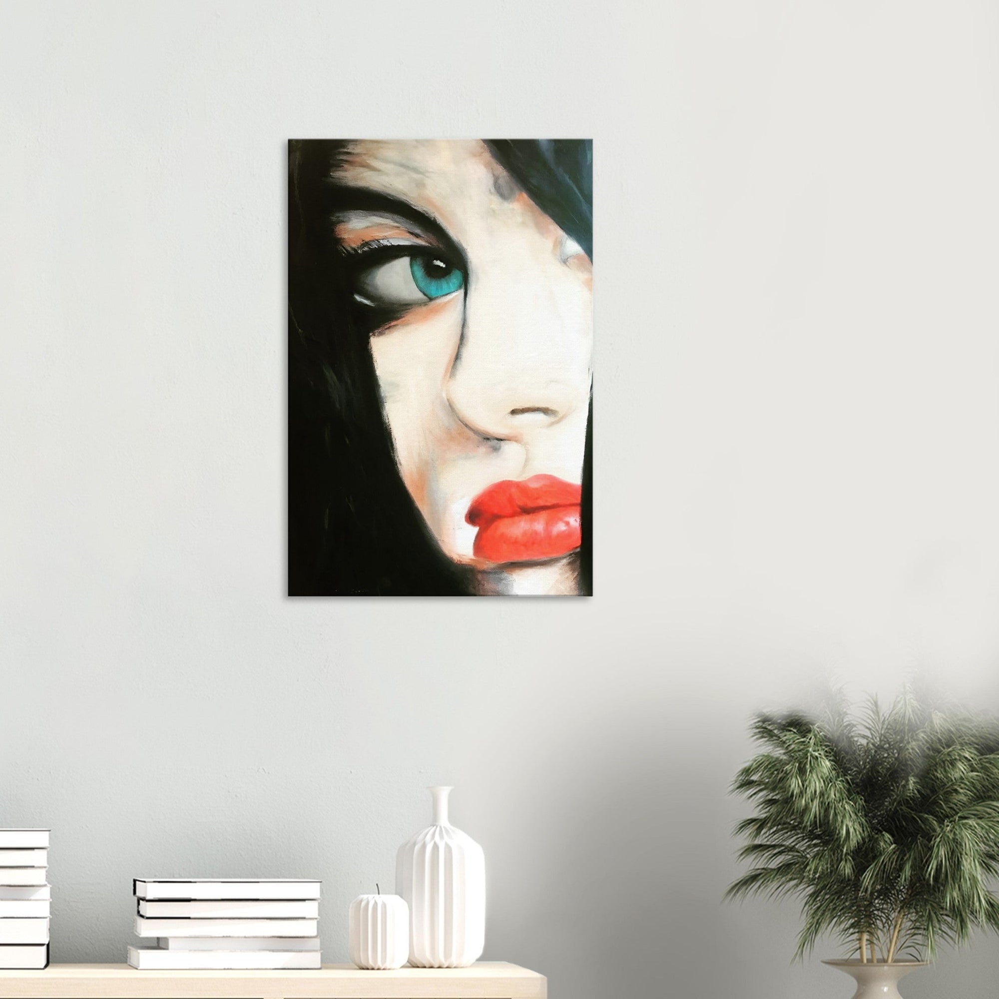 The Look of Doubt - Canvas Print