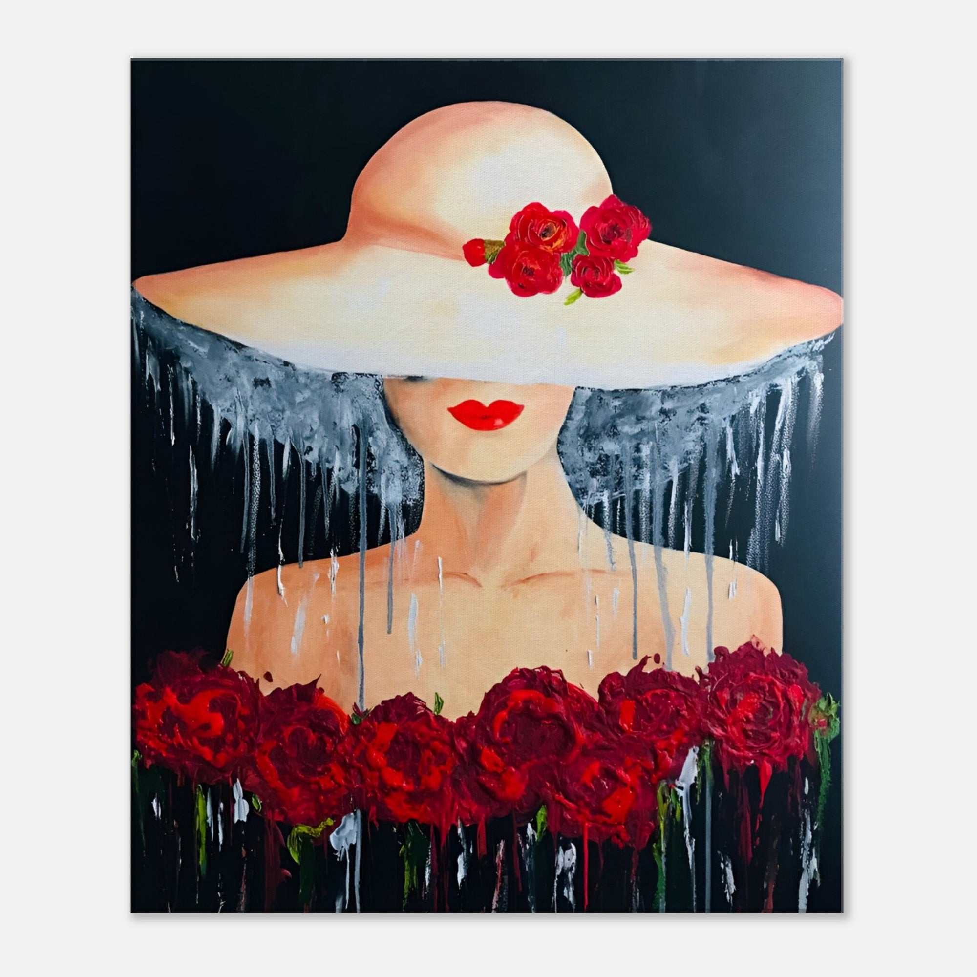 BED OF ROSES - Canvas Art