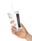 HOPE - Clear Plastic Tumbler