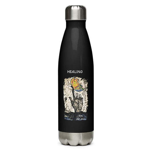 HEALING Stainless steel water bottle